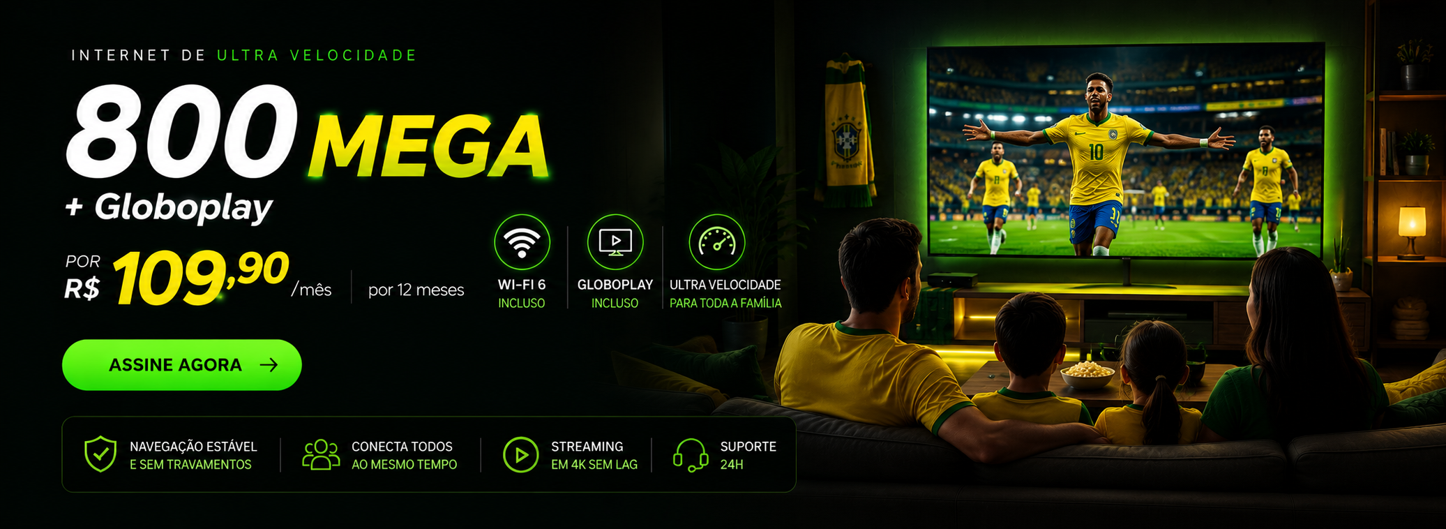 GIGA Fibra - 800 Mega