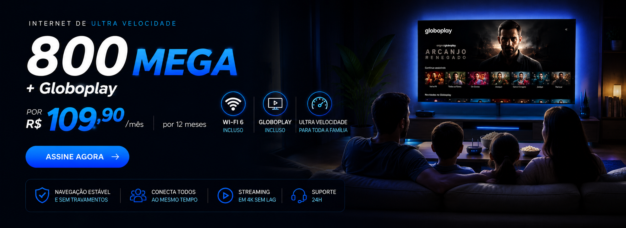 GIGA Fibra - 800 Mega